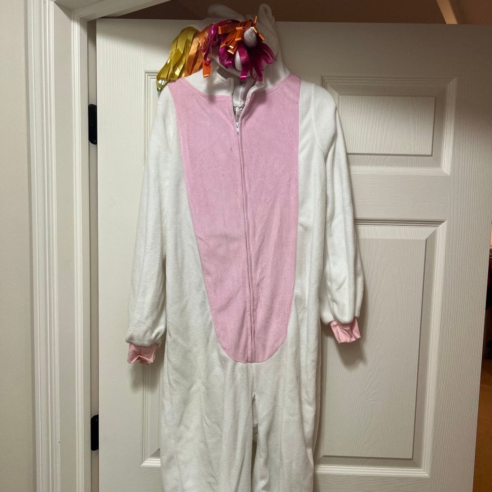 Girls Unicorn onesie Halloween costume size 12-14 yrs